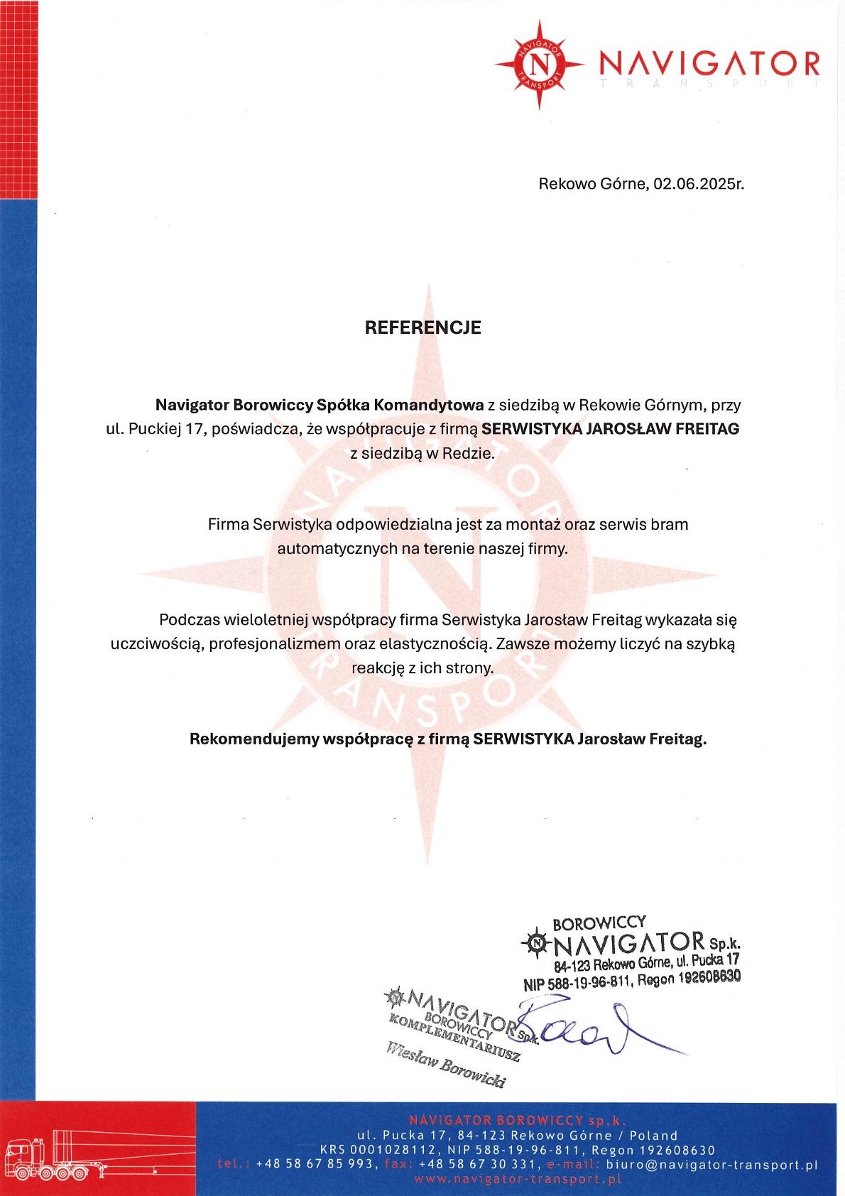 Referencje 1